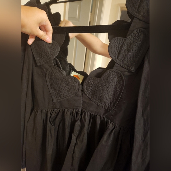 Farm Rio Heart Shaped neckline long sleeves mini dress - Picture 10 of 14